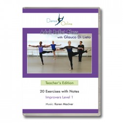 Glauco Di Lieto Adult Ballet Class Teachers - DVD Front