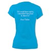 Anna Pavlova "If I could have said it" T-Shirt Blue Back